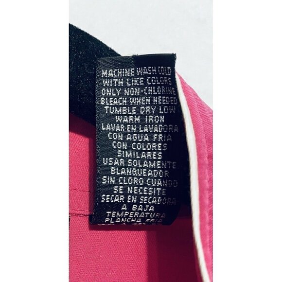 Vintage Champion Elite Womens Full Zip Windbreaker Jacket Pink Pockets XL - Picture 7 of 7